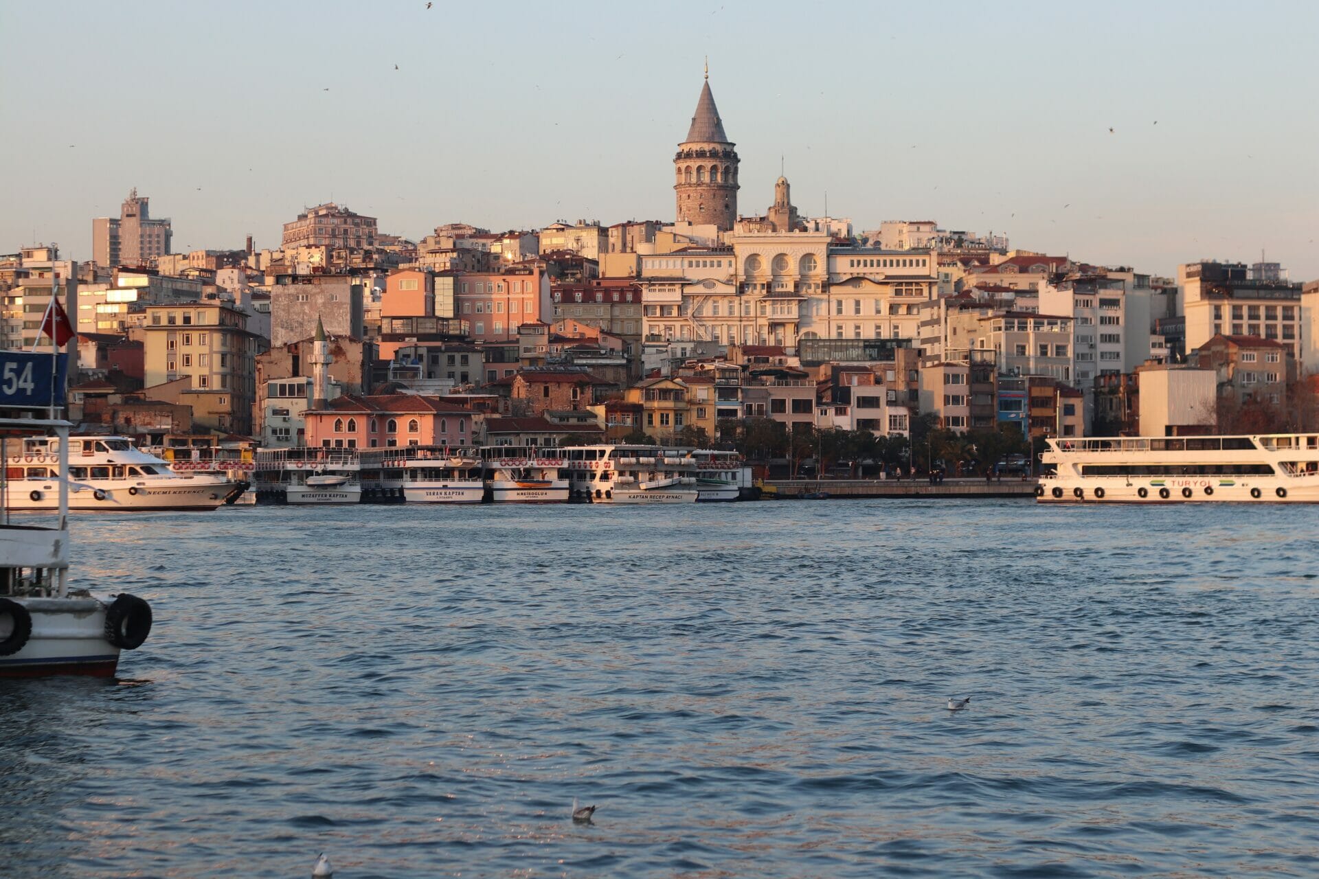 City Near Body Of Water
