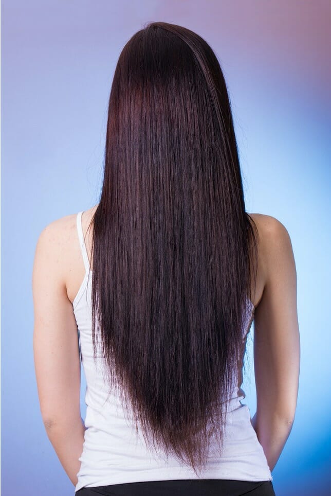 straight type 1 hair